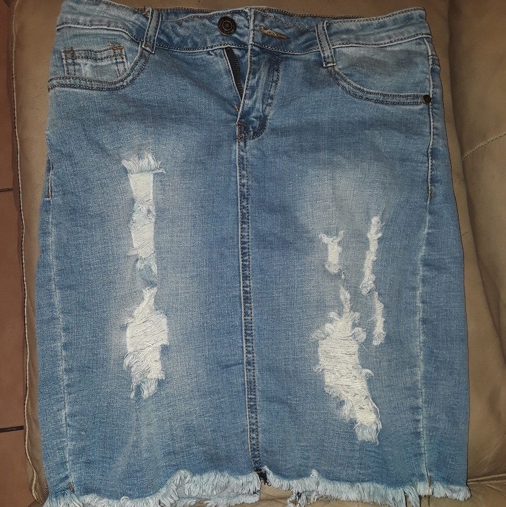 Junior Jean Skirt